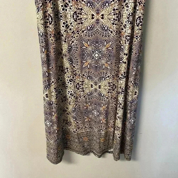 Women's Artisan NY Size Small Navy/Orange Multi Color Maxi Skirt - Picture 3 of 9